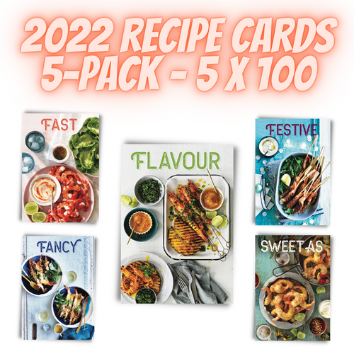 Replenishment pack 5 x Recipe Cards (2022)